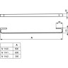Полотенцедержатель IDEAL STANDARD Moments N1141AA, хром